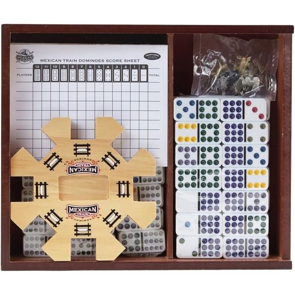 Mexican Train Dominoes | Front Porch Classics Edition - Picture 2 of 8